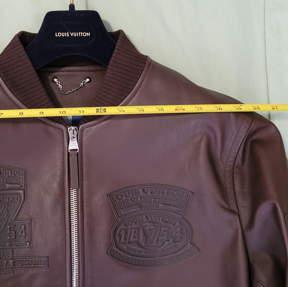 Louis Vuitton Leather Patch Blouson Biker Jacket - Picture 10 of 12